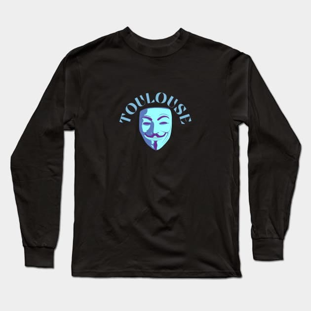 Toulouse Anonymous Long Sleeve T-Shirt by Mirage Tees